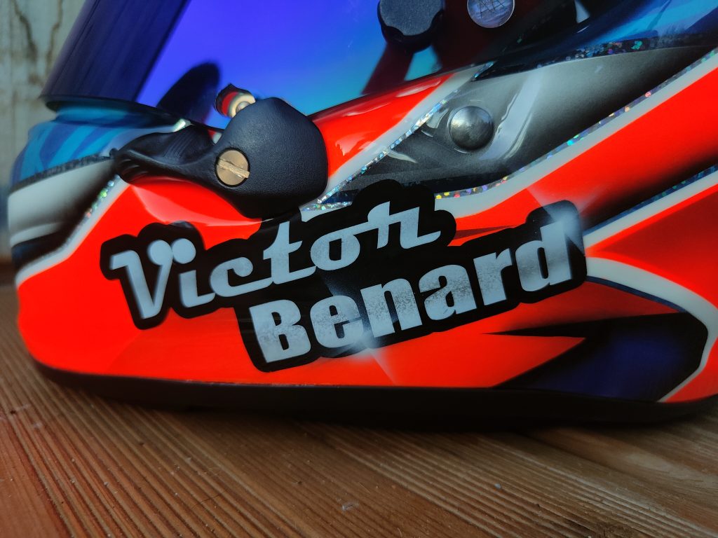 casque moto karting